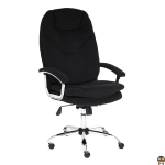 Кресло Tetchair SOFTY LUX флок , черный, 35